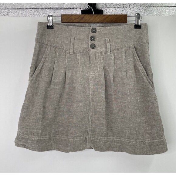 Royal Robbins Dresses & Skirts - Royal Robbins Women's Lighweight Hemp Cotton Brown Summer Skirt Size 6, Boho